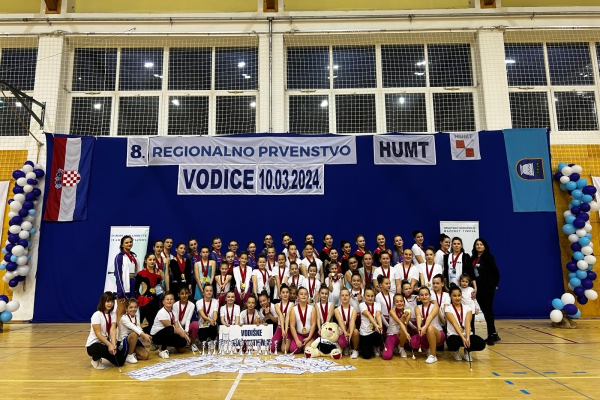 Regionalno prvenstvo mažoretkinja u Čistoj Velikoj: Vodiške mažoretkinje kvalificirale se za državno prvenstvo